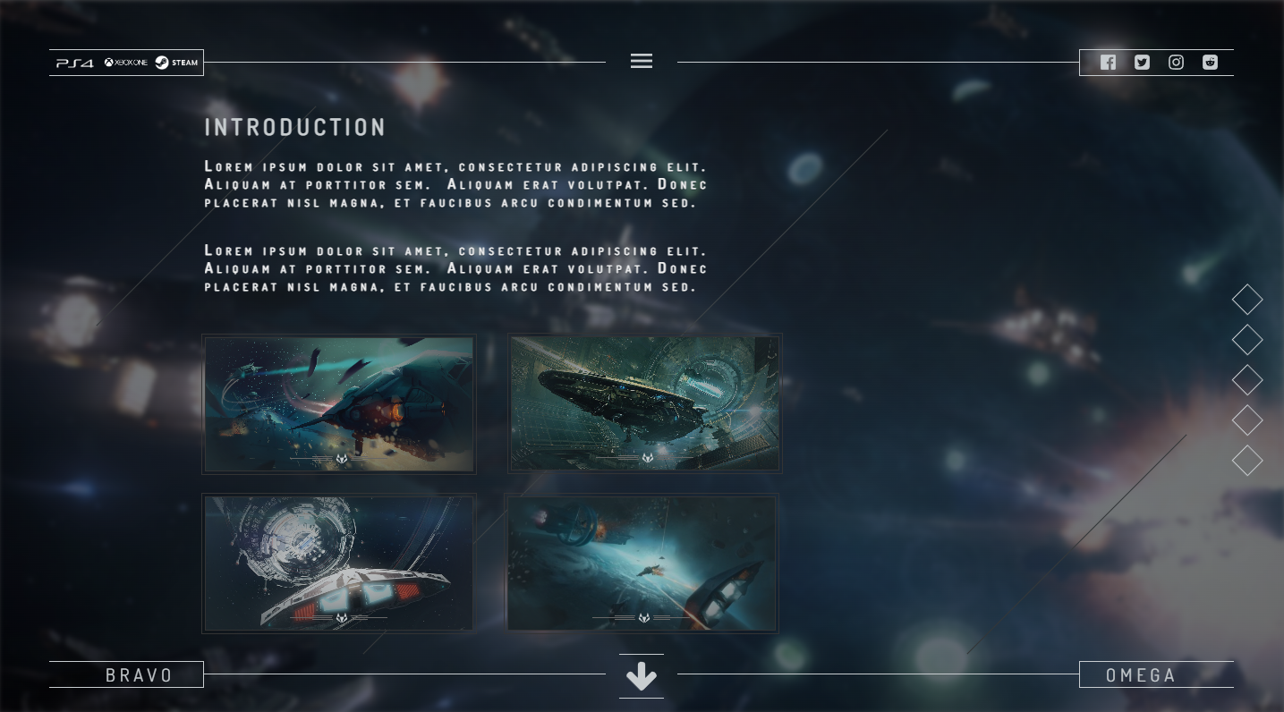 A snapshot of the games introduction section