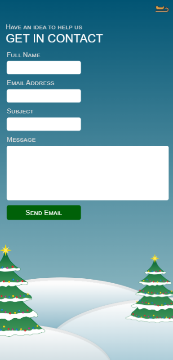 A snapshot of the contact section