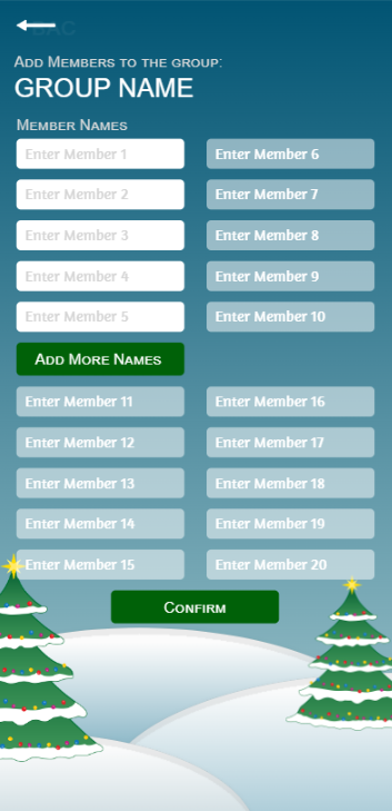 A snapshot of the group section