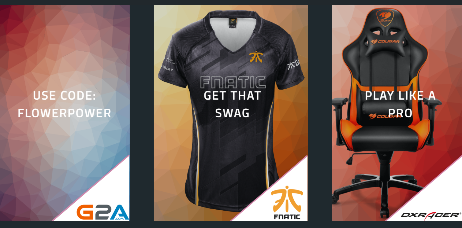 A snapshot of the sponsors section